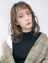 アイティー バイ アルバム 中野店(IT by ALBUM) ミディアムカール_イヤリングカラーラベンダーカラー_8367