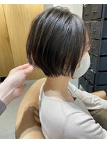 トリート 西船橋店(TREAT)&nbsp;丸み小顔ショート×透け感グレージュ