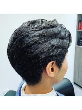 理容室 アニ(ani) 大人ナチュラルグラデーションスタイル
