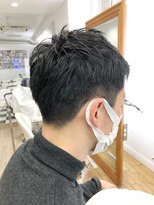ヘッズ 本八幡店(HEADS)&nbsp;かき上げヘア　ニュアンスマッシュ　サイドパート　韓国マッシュ