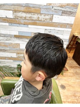 ハウオリ ヘアーワークス(Hauoli hair works) キッズカット×ツーブロックスタイル