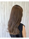 ミルクティーグレージュ×ロング