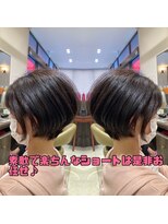 ヘアメイク アース ユーカリが丘店(HAIR & MAKE EARTH)&nbsp;丸みショート