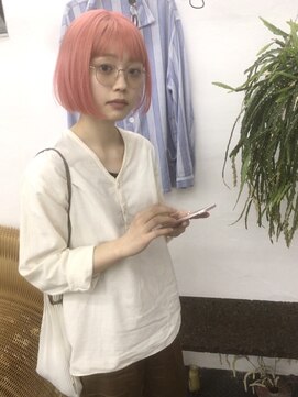 フィン(fin,) fin,/外ハネボブ/セクションカラー/グラデーションカラー