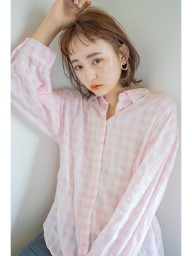 レゴ(REGO) 大人ガーリー#ダークアッシュミディアムレイヤーカット