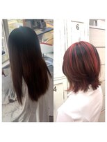 クラン ヘアーアンドスタジオ(CLAN hair & studio)&nbsp;ハイトーンエクステブリーチインナーミルクティーベージュ