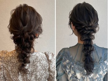 ムエベ(MUEBE)の写真/【街中】MUEBEのかわいい褒められヘアセット◎結婚式・二次会、ライブやデート用のヘアアレンジも人気♪