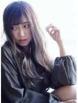 ヘアアンドメイク シークネクスト(HAIR&MAKE SeeK NEXT)&nbsp;【SeeK NEXT】グラデーショングレージュ×ルーズロング