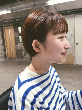 ドットプラス リム(Dot+LIM) （stylist高橋）オレンジブラウンショート