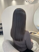 ミントリーフ 大福店(Mint leaf)&nbsp;【髪質改善】暗いけど透明感のあるラベンダーブルージュ