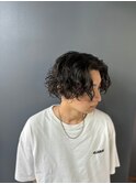 三軒茶屋波巻き/マッシュパーマ/ウルフ/ハイライト<理容室>