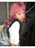 【KASUMI天神美容室】ピンクカラー×ハイトーン×海外ヘア