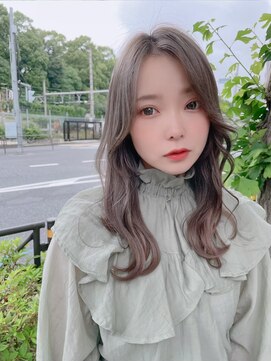 ポプルス(popls) ブリーチなしダブルカラー/オリーブグレージュ/髪質改善