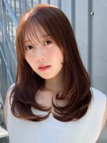 フォト 新宿(foto)&nbsp;レイヤーカット小顔ネビージュワンレンボブルフ新宿