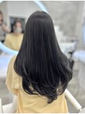 透明感オリーブグレージュ×レイヤーカット