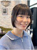 ボブ レイヤーボブ 顔まわりレイヤー