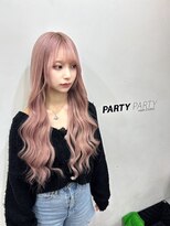 パーティパーティ ヘア(PARTYPARTY hair) ピンクエクステ