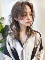 ジゼル 梅田(GiseL)&nbsp;ウルフカット　アッシュブラウン