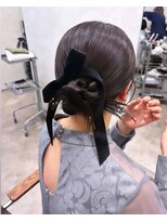 オンドバイサク(ondo by Saku)&nbsp;アレンジ/お呼ばれヘア/カチモリヘア/20代