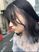 バディ 中野駅前店(BUDDY)&nbsp;インナーカラー×シルバーグレー【中野美容室/新中野/東中野】