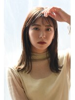 パプス ド コワフュール 宝塚南口(Pap's de coiffeur) マロンベージュ/大人ミディアム/20代30代40代50代