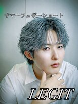 レジット メンズ ヘアサロン(LEGIT MEN's HAIR SALON)&nbsp;フェザーショート×ハイトーン