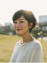 ディン カント たまプラーザ(Din kant)&nbsp;ハンドドライだけでまとまるマッシュショート