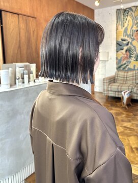 アペロ 柏(Apero) ストレート/切りっぱなしボブ/ウォームブラウン/柏美容室