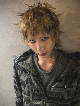 ネハス 名古屋栄店(nehus.) MEN’S HAIR/サーフカール/刈り上げセンターパート/ブリーチ