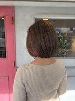 エイム ヘア リアム 調布店(eim hair liam)&nbsp;大人ボブ×白髪ぼかしカラー