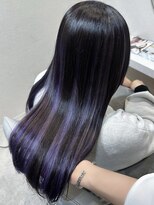 ベル サウス(BHEL south) 津市ロングレイヤーカットハッシュカット透明感カラー重めロング