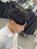 グルーマーズトウキョウ(GROOMER/S TOKYO)&nbsp;men's/メンズ/リバースセンターパート/ニュアンスパーマ