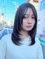 ソレル 用賀(sorel) レイヤーカット×黒髪