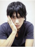 men's style 【野暮ったさを残して切り込む】