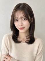 フォト イケブクロ(foto IKEBUKURO)&nbsp;結べる小顔ミディアムレイヤー/大人ミディアム/縮毛矯正/池袋