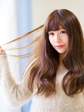 ペイジー 溝の口(Peissy) 重めフリンジバングが可愛い★ウェーブロング＜Ｐｅｉｓｓｙ＞