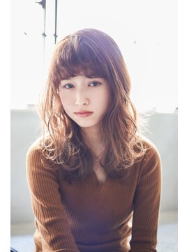 ラべリー 池袋(LOVELEY) ゆるふわパーマミディ  透明感　【池袋】