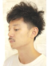 オト(oto) スパイキー無造作マッシュツーブロック