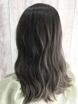 シエル 立川店(CIEL)&nbsp;アッシュベージュ×アディクシーカラー×ロブ【CIEL×maki】