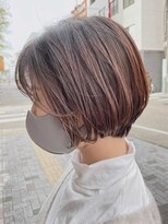 ノイ(neu)&nbsp;前下がり丸みショートボブ【静岡/オーガニックカラー】