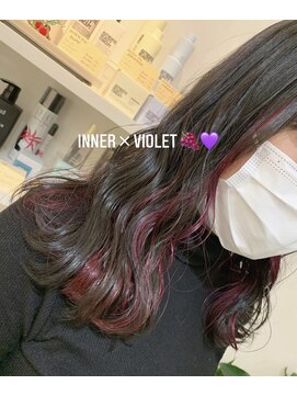 レガシーヘアーデザイン(Legacy hair design) 「インナー×バイオレット」