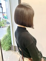 アルコイリスバイドールヘアー(ARCOIRIS by Dollhair)&nbsp;ショートマッシュ暖色系カラーぱっつんボブミニボブ髪質改善大阪