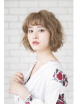 クロエ 恵比寿(Cloe)&nbsp;オン眉ショートバング＆くせ毛風無造作ヘア