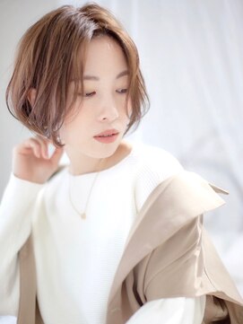 アッシュ 下北沢店(Ash) センターパートのカッコかわいいハンサムショート