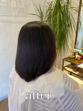 ミュゼドゥアートシエル(Musee du Art ciel) 【髪質改善】ナチュラルストレートミディアムボブ