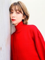 シエスタ(Siesta)&nbsp;siesta 京都河原町☆ハイトーンベージュ×ウルフボブ