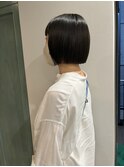 切りっぱなしボブ