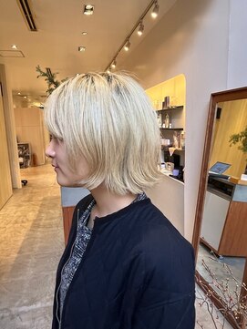 ブクレット(Bouclettes) 心斎橋　ハイライトボブ
