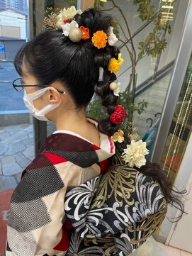 髪技空間アノン(anon) 成人式2023