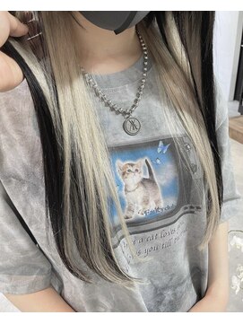 フツーロ 栄(FUTURO) メッシュ/インナーカラー/ハイライト/エクステ/プルエクステ